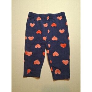 Carter's navy heart-print Leggings,  1 Blue And White Leggings, 1 Jeans All 6m